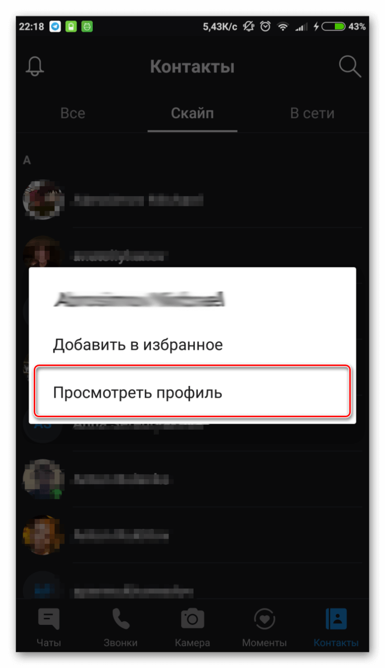 Как удалить фото из скайпа на смартфоне