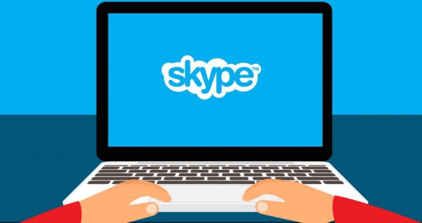 Skype на ноутбуке