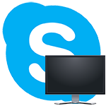 Черный экран в Skype